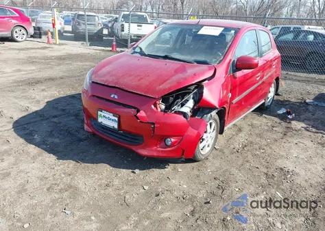 2014 Mitsubishi Mirage Es z USA, uszkodzony, nr VIN ML32A4HJ9EH018583